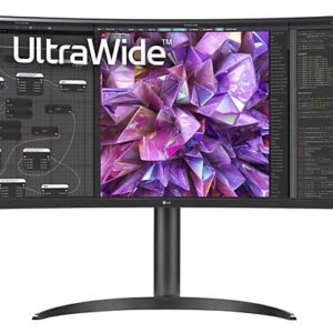 LG 34WQ75C-B - 34 inch - 3440 x 1440 (UW Quad HD) - IPS-paneel - in hoogte verstelbaar