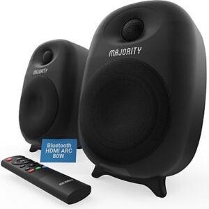 MAJORITY D80 PC speaker Zwart