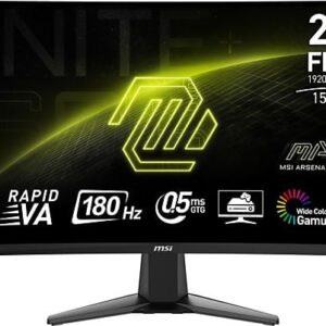 MSI MAG 27C6F - 27 inch - 1920 x 1080 (Full HD) - 0.5 ms - 180 Hz