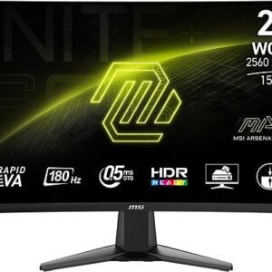 MSI MAG 27CQ6F - 27 inch - 2560 x 1440 (Quad HD 4K) - 0.5 ms - 180 Hz