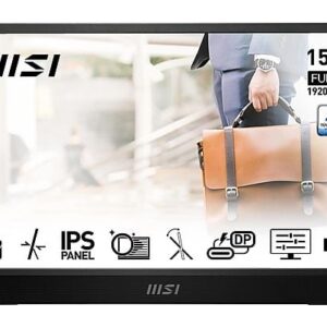 MSI PRO MP161DE E2 - 15,6 inch - 1920 x 1080 pixels (Full HD) - IPS (In-Plane Switching)