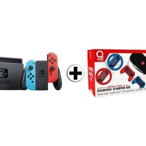 NINTENDO Switch Rood en Blauw + Gaming Bundel