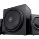 TRUST Yuri - 2.1-luidsprekerset voor dynamische bas en een krachtig geluid 2.1-luidsprekerset met subwoofer Zwart
